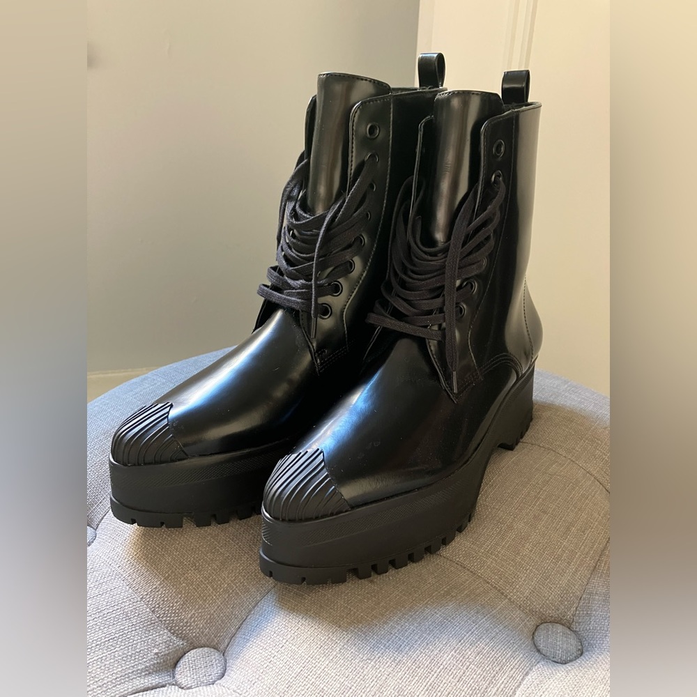 SCHUTZ Emilie Combat Boots NWOB